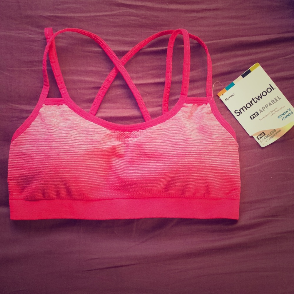 Smartwool PhD seamless strappy sports bra - NWT